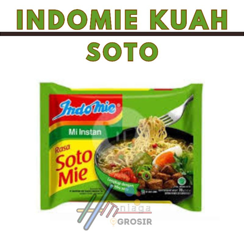 

Indomie Kuah Soto Mie 70 Gram