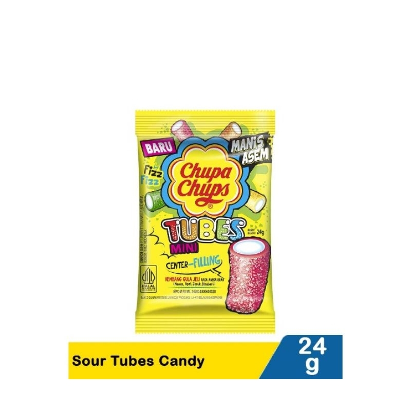 

Chupa Chups Sour Tubes Candy 24G