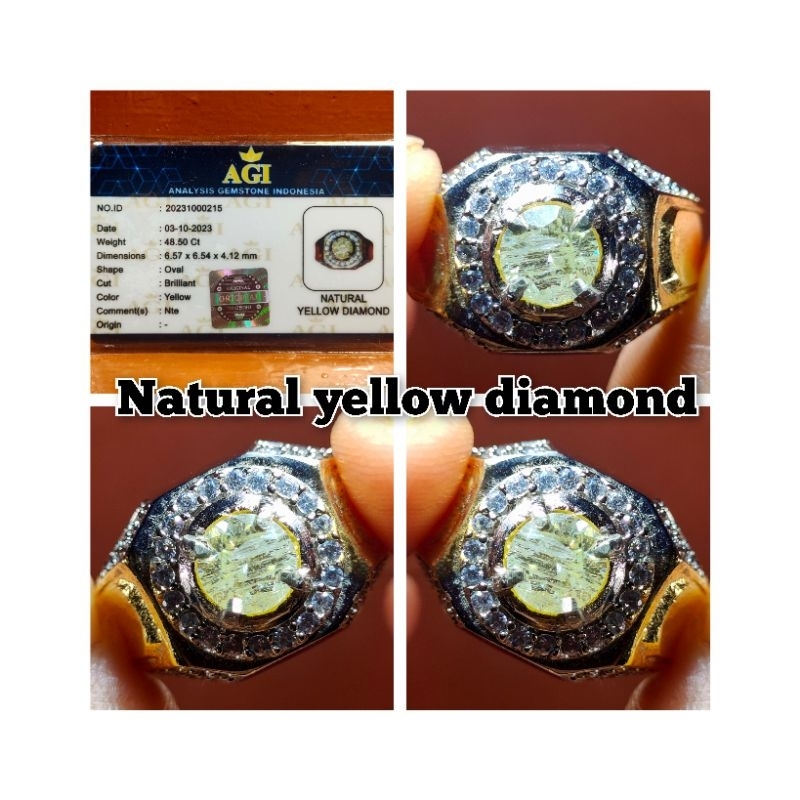 BATU BERLIAN KUNING EROPA + memo lab