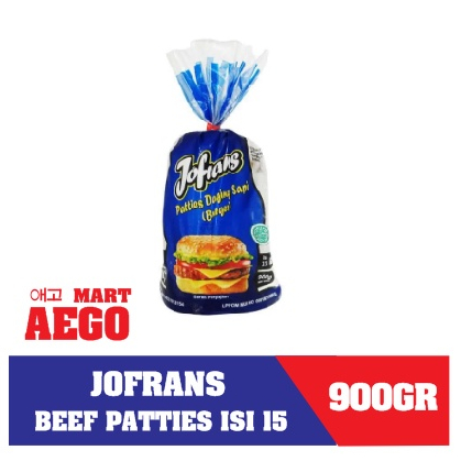 

Jofrans - Beef patties 900gr/ burger sapi instan isi 15 bandung
