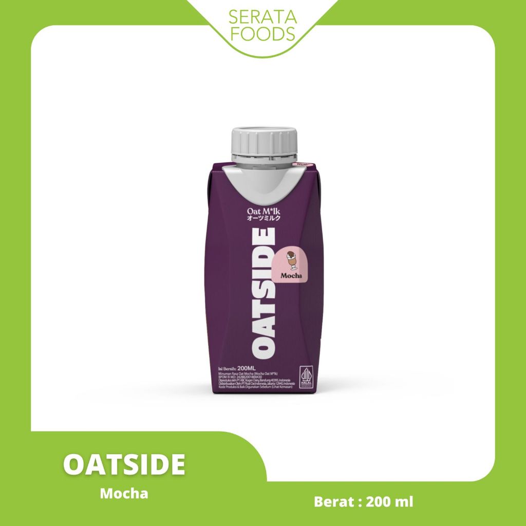 

Oatside Oat Milk Mini Mocha 200 ml - Cap