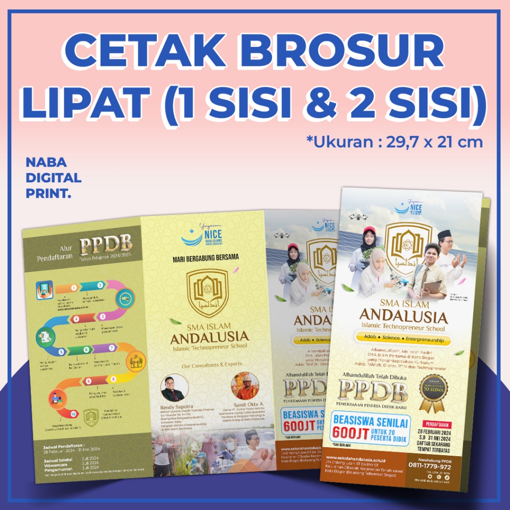 

Cetak Brosur Flyer Ukuran A4 AP 120gr TANPA MINIMUM ORDER