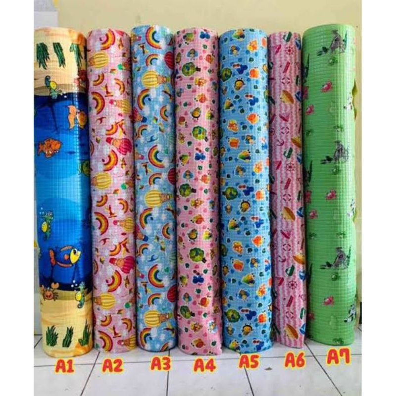 perlak bayi motif jumbo alas ompol bayi murah jumbo anti air perlak meteran tebal