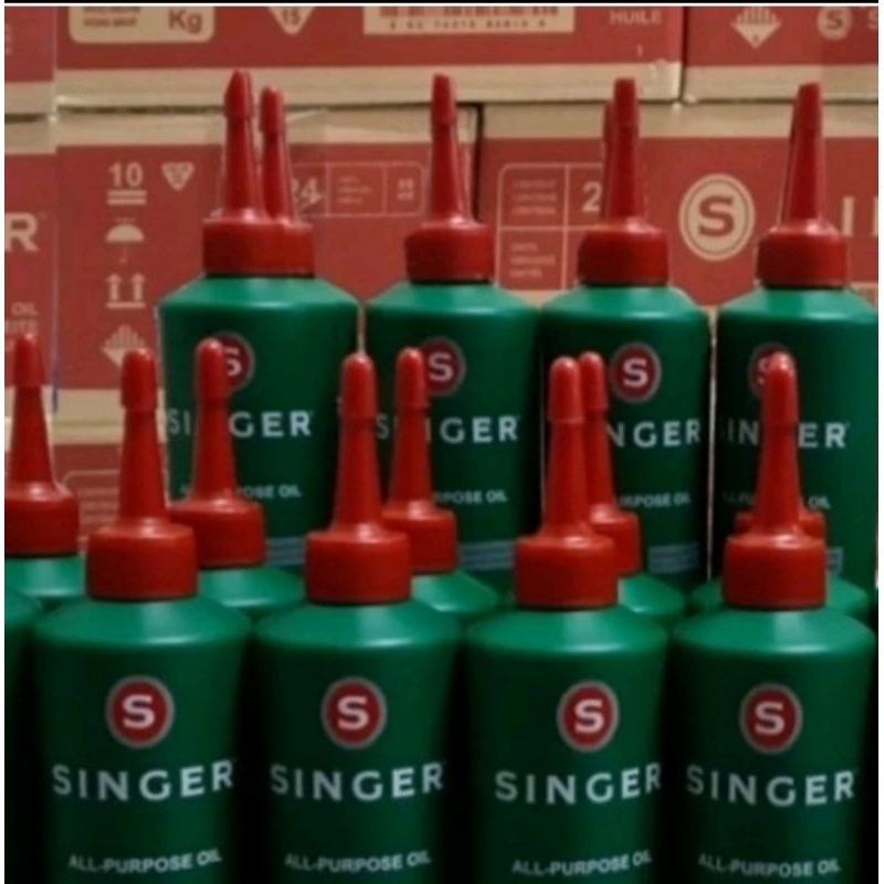 COD 1 dus (24 botol) Minyak Mesin Singer 80 ML Pelumas Mesin Jahit Original Minyak Singer
