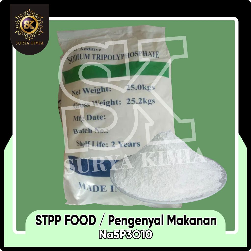 

STTP Food Grade (Bahan Pengenyal Mie dan Bakso) Kemasan Repack 1Kg