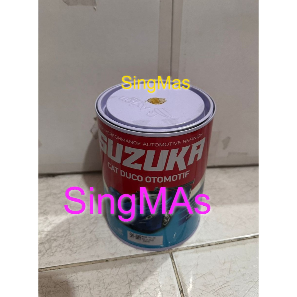 Cat SUZUKA SM109 HONDA YELLOW 1KG YELLOW Duco Mobil Mebel Furnitur Besi