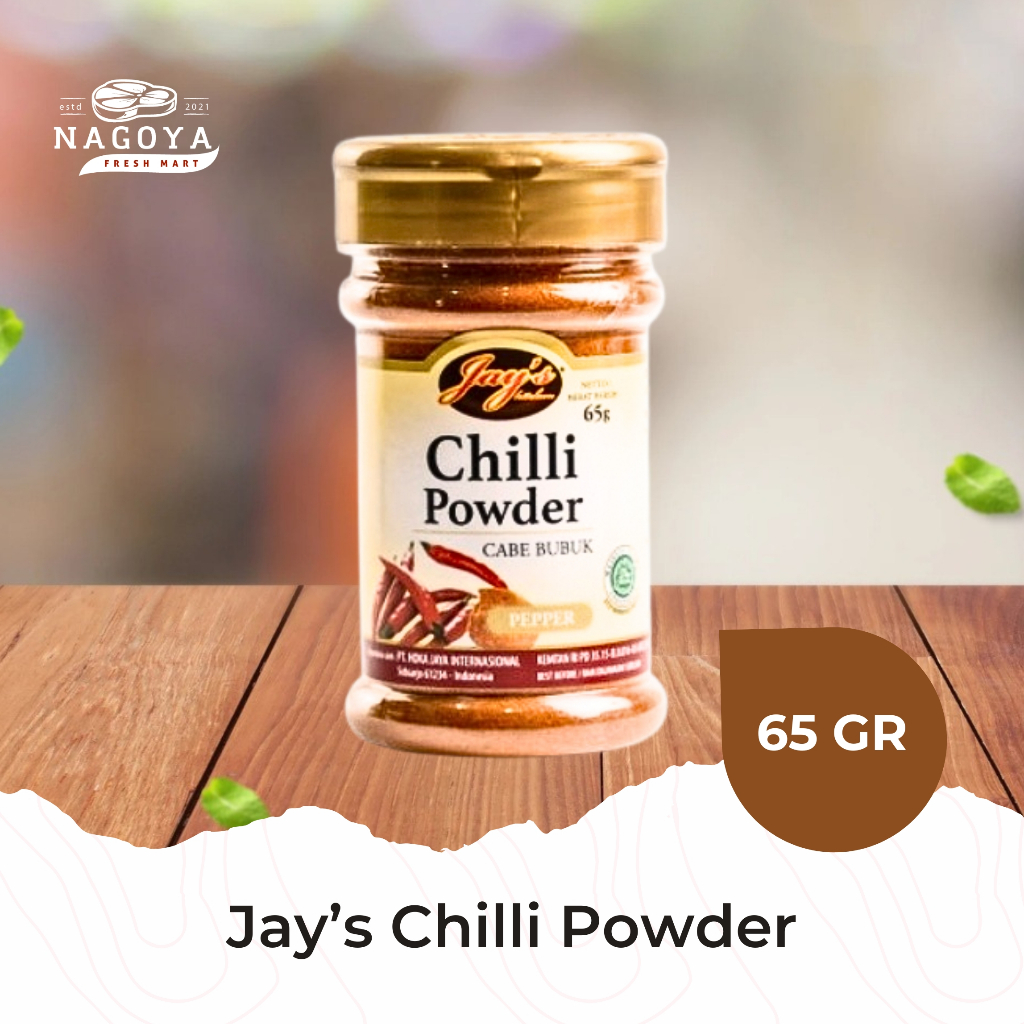 

Jay's Chilli Powder - Cabe Bubuk 65 GR | Grill Master | Bumbu Masak