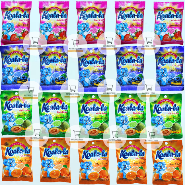 

Koala-la Permen Kapas isi 5pcs Gula Cotton Candy