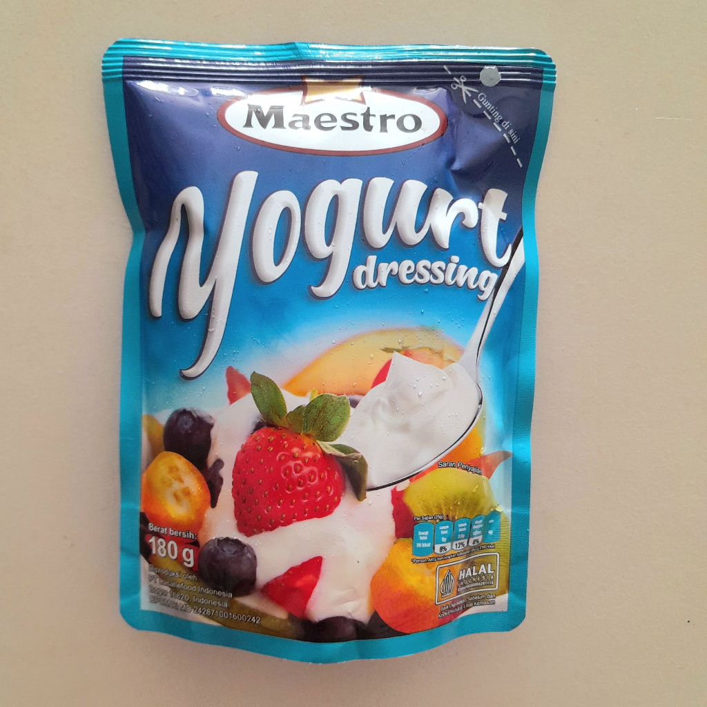 

MAESTRO yogurt dressing pouch 180gr