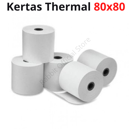 

Kertas Struk Thermal / Kertas Kasir 80x80| STRUK KASIR EPSON - 80*80