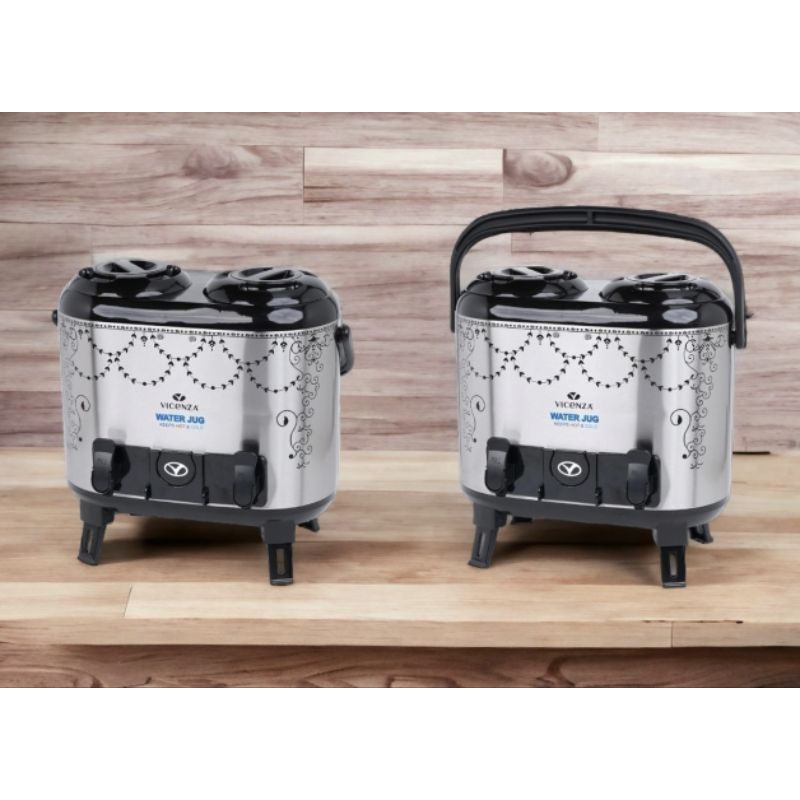 Water jug 12 Lt TWIN SERIES PADI merek VICENZA VM1202WJ, wadah saji minuman, insulasi terbaik jaga s
