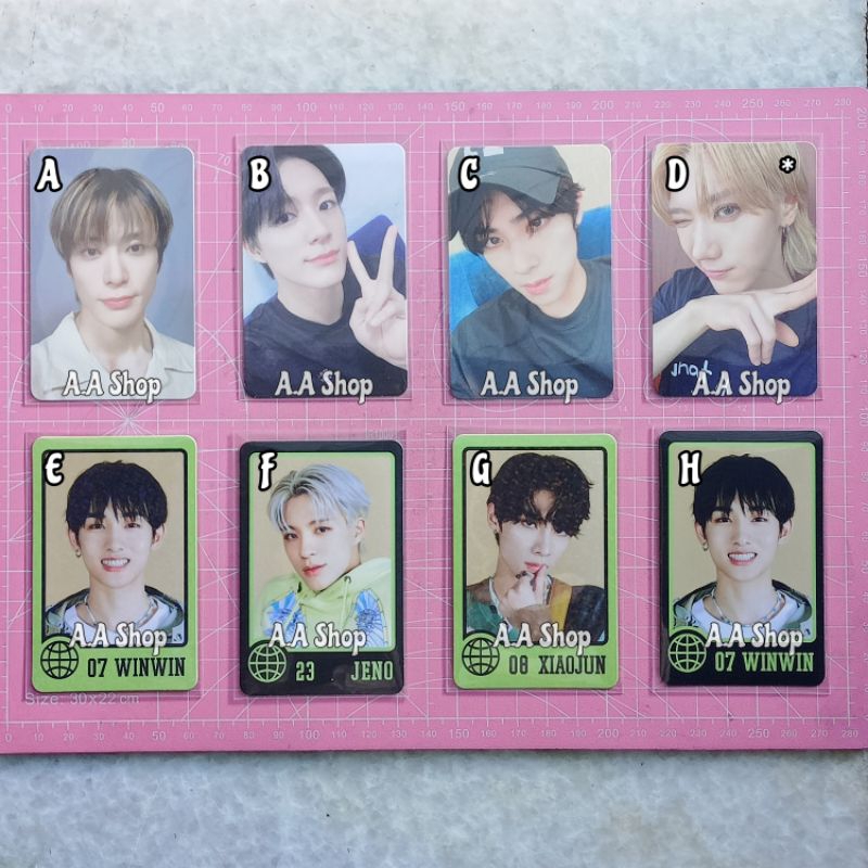 Ready Special Trading Card Green ver NCT Union Photocard Selca Ten Jaehyun Jeno set Chenle Konsep Wi