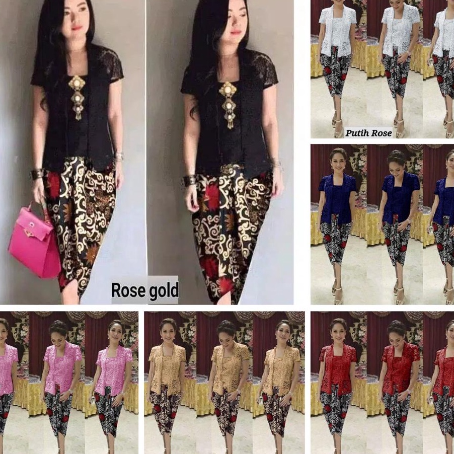 STAR Set Kebaya Modern Kebaya Kondangan Wanita Modern Baju Kebaya Kondangan Kebaya Kutu Baru Kebaya 