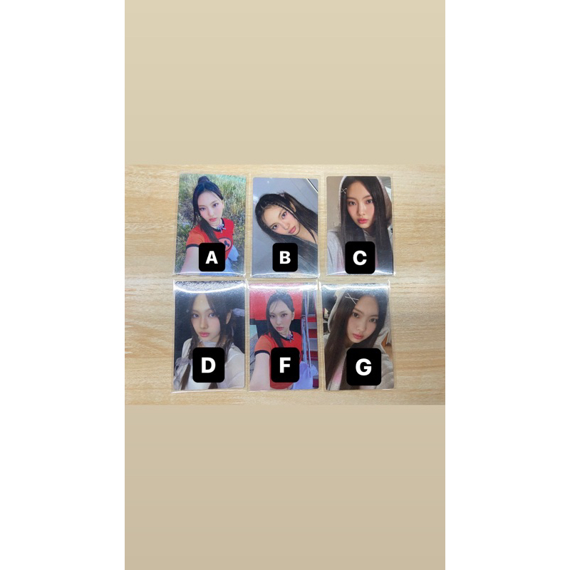 HYEIN LINE FRIEND/BUNNIES CAMP photocard