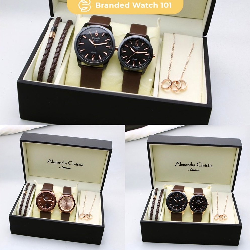 Recomended ORIGINAL Jam Tangan Couple Pasangan Alexandre Christie AC 8651  AC8651  AC 8664  AC8664  