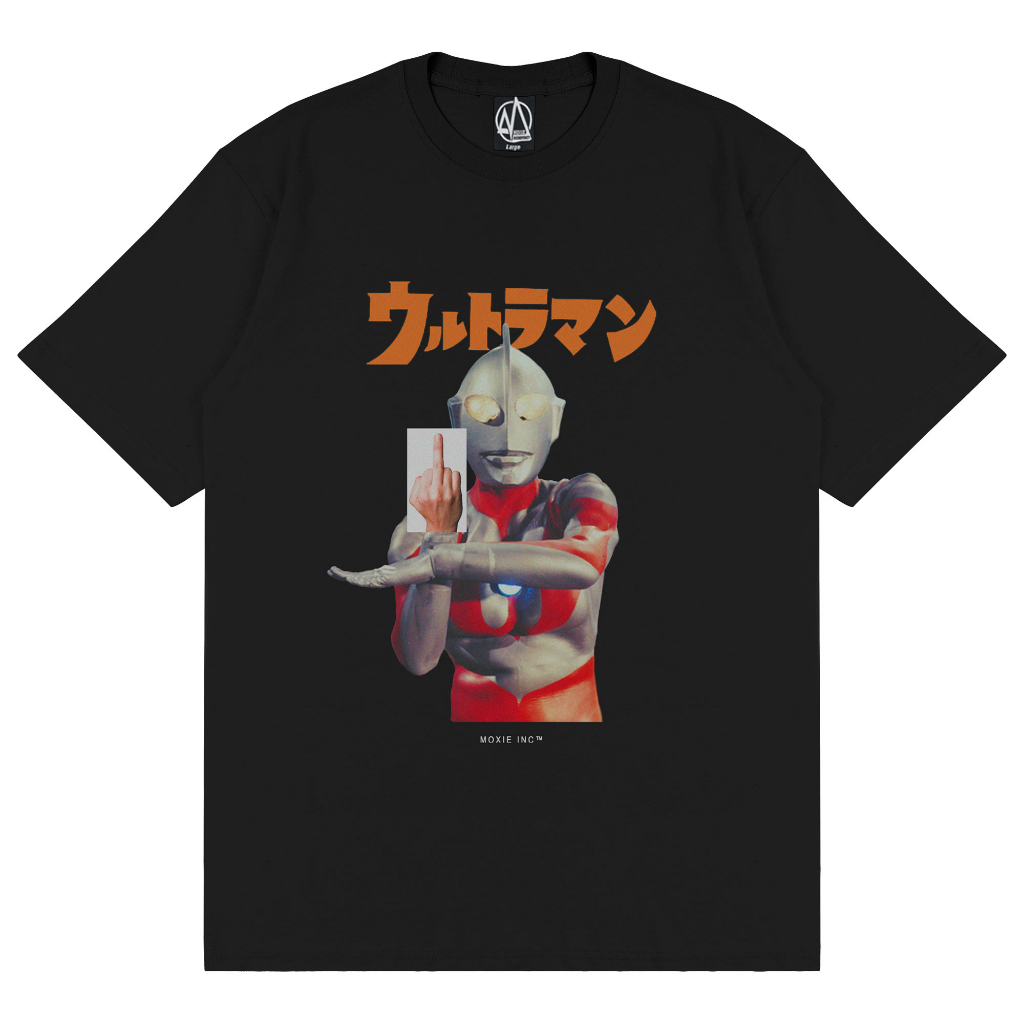 Moxie Store T-shirt Ultraman Unisex Combad 24s - Black