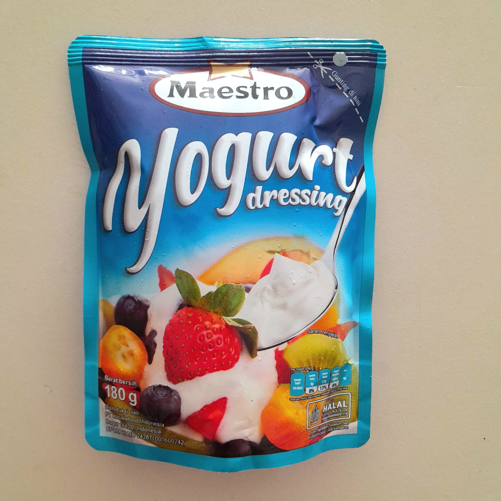 

MAESTRO yogurt dressing pouch 180gr