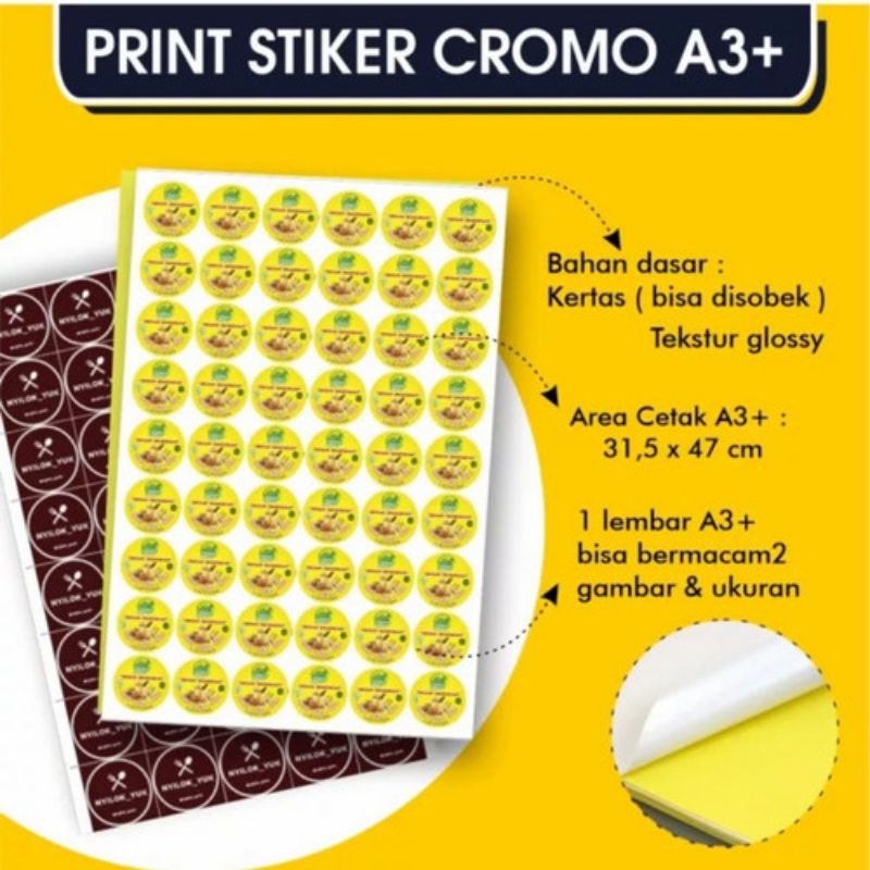 

Cetak Sticker Bontak label murah Custom