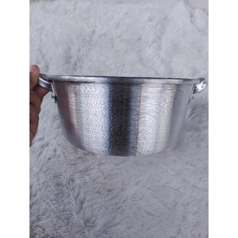 Panci Alumunium kuping 2/panci kecil masak sayur/panci rebus air