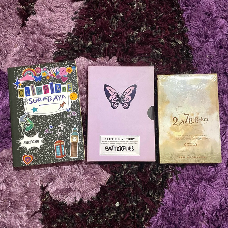 want to sell preloved novel olimpiade surabaya butterflies 25780 km buku