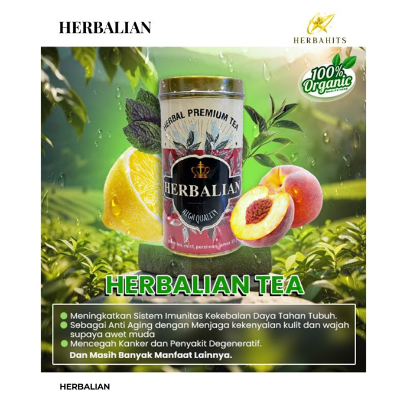 

Teh Tea Herbalian Herbal detox Racun Premium