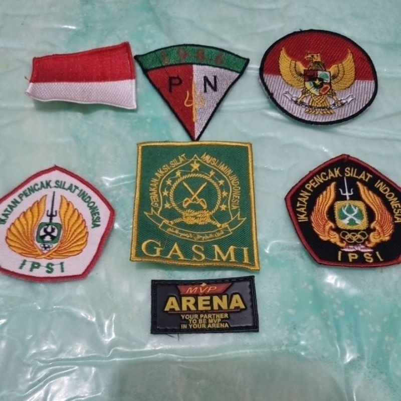 Badge Gasmi bet gasmi bordir Badge Gasmi Pagar Nusa Gasmi label Hijau bordir