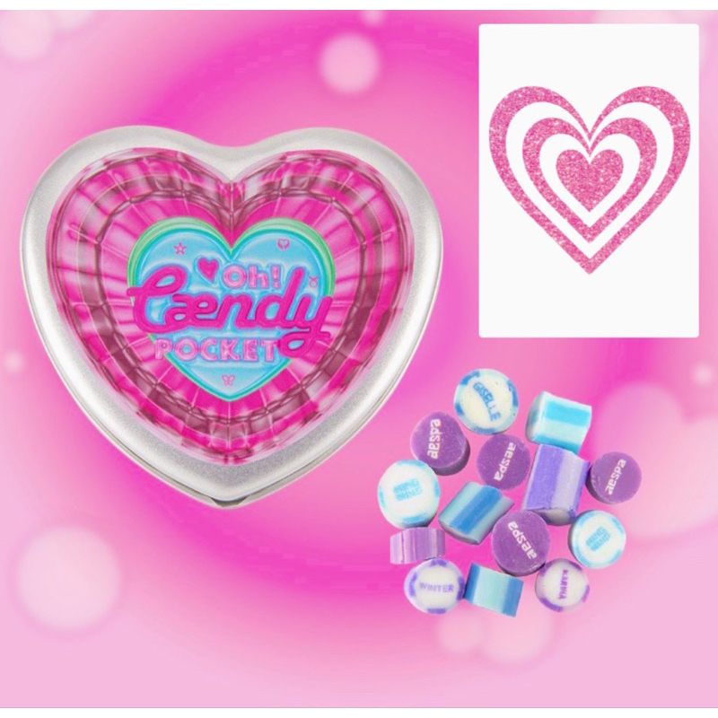 Aespa Oh Caendy Official MD tincase and candy set