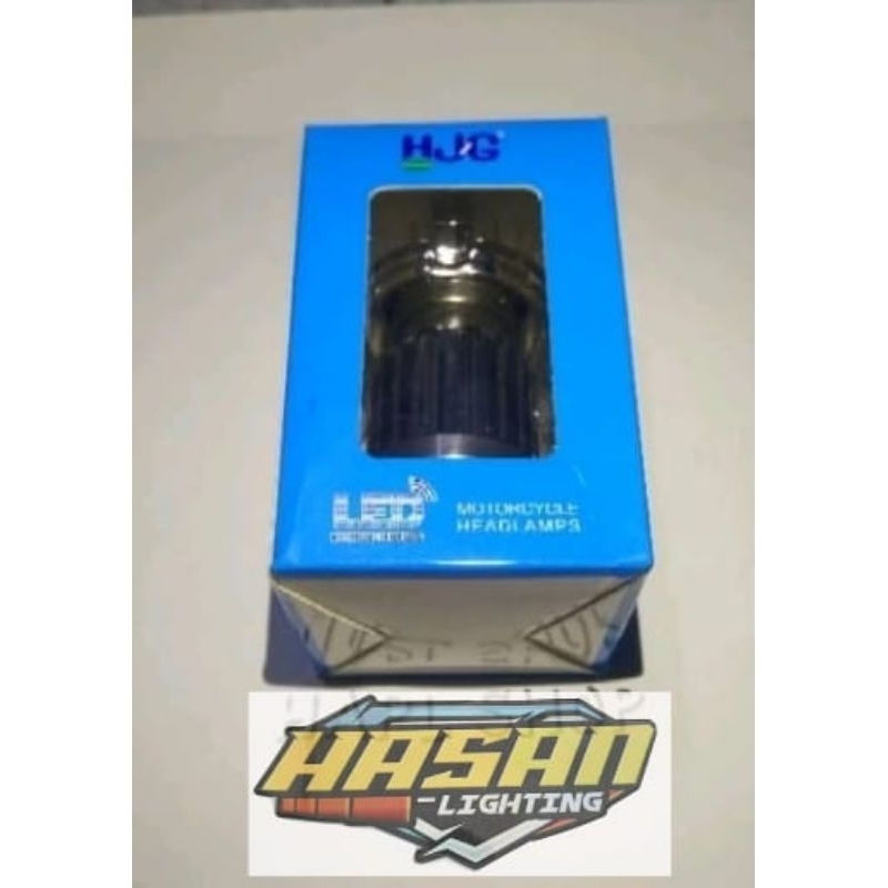 Lampu depan LED laser H4 kuning - putih