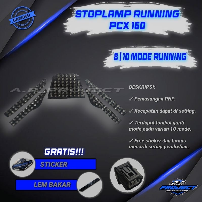 Lampu Stoplamp Running Pcx 160 Lampu Stop Lampu Rem Variasi