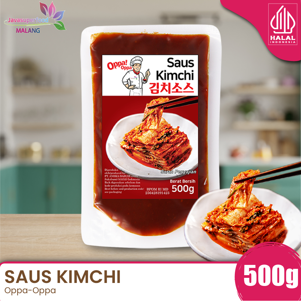 

Saus Instan Saus Kimchi Korea 500g/ Sauce Kimchi Korea Saus Oppa!Oppa