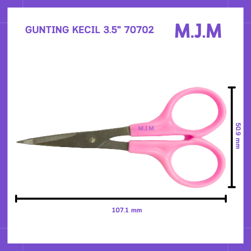 

Gunting Bordir/Gunting Lengkung/Gunting Ujung Bengkok 3,5" M.J.M-70702