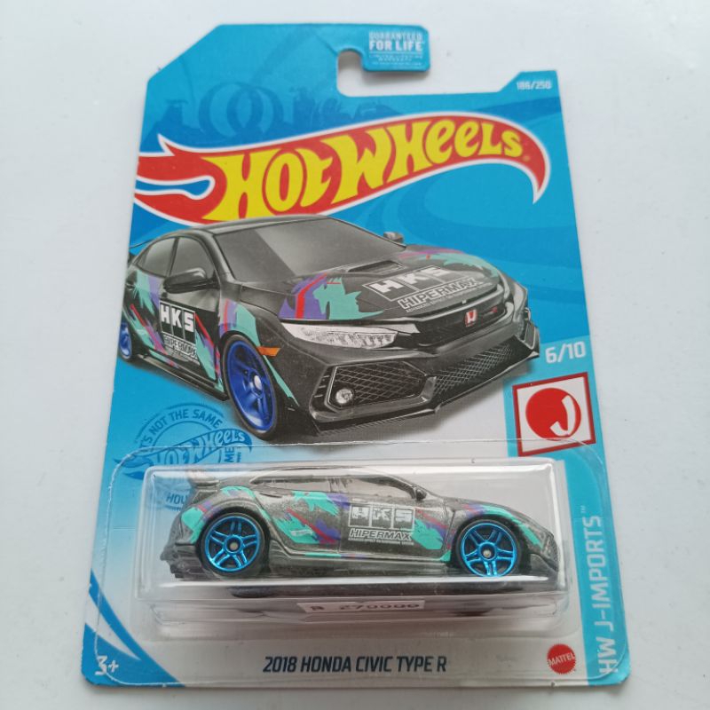 Hot wheels 2018 honda civic type r hks