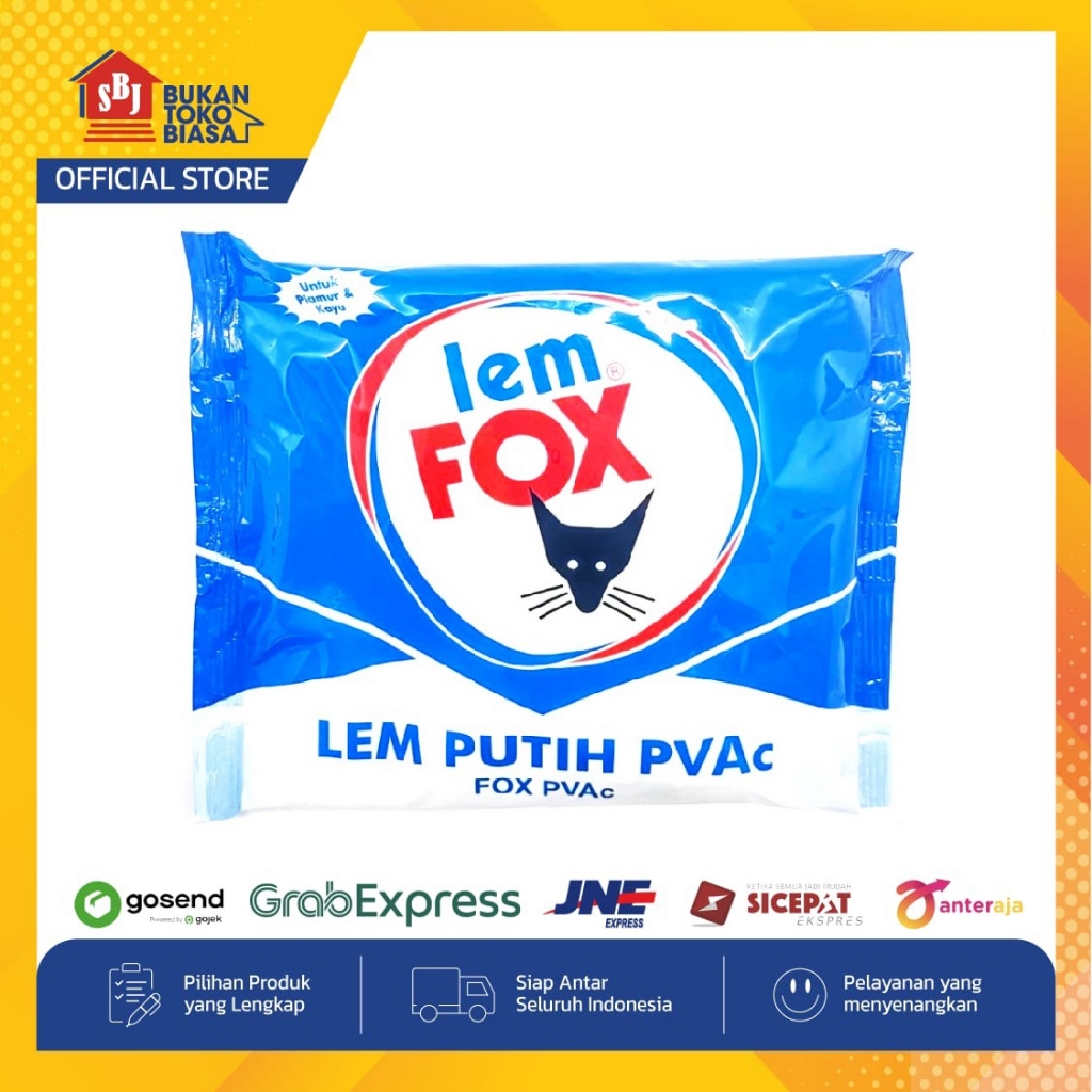 

Refill Lem Fox Putih Bungkus Biru 350 Gram