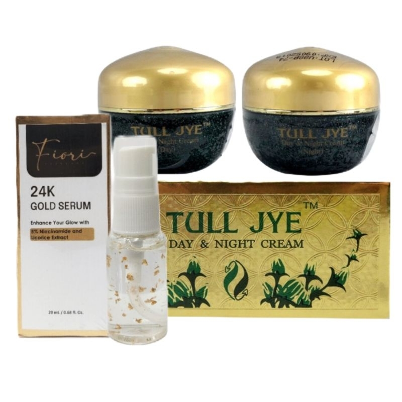 TULL JYE DAY & NIGHT CREAM HIJAU + 24K SERUM GOLD
