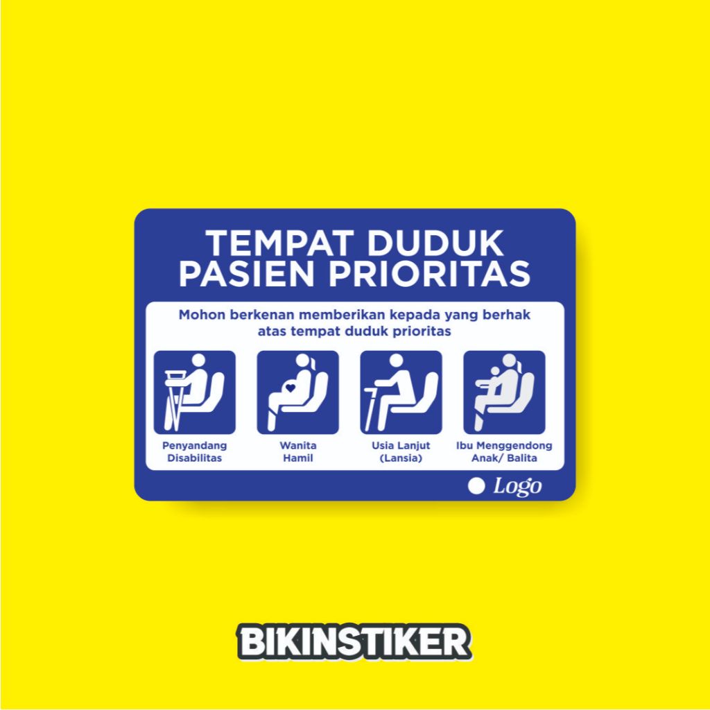 

Stiker Kursi Prioritas | Kursi Tunggu | Kursi Antrian