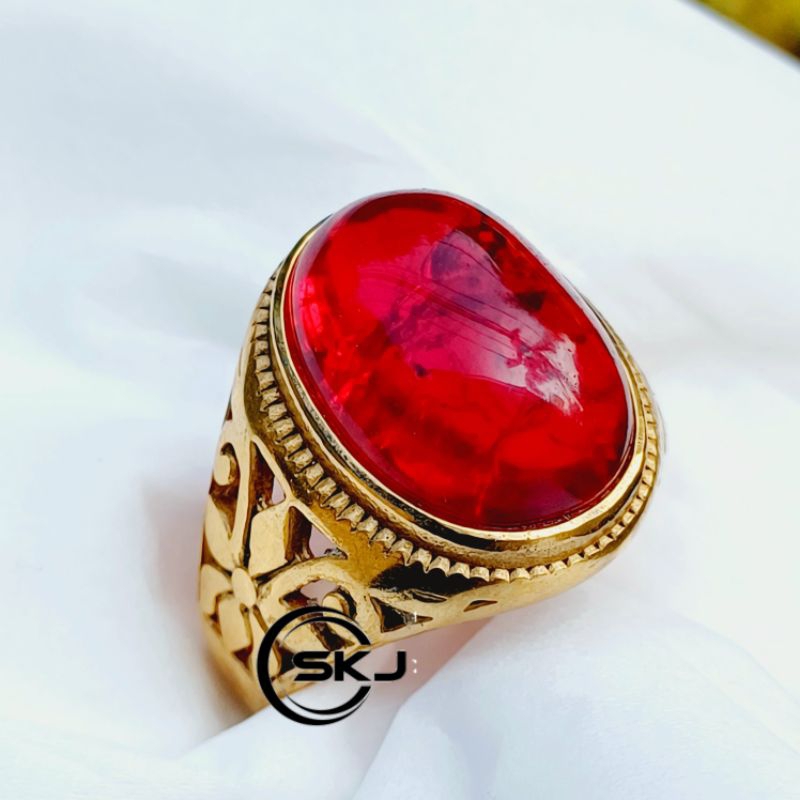 CINCIN BATU MERAH SIAM PECAH SERIBU