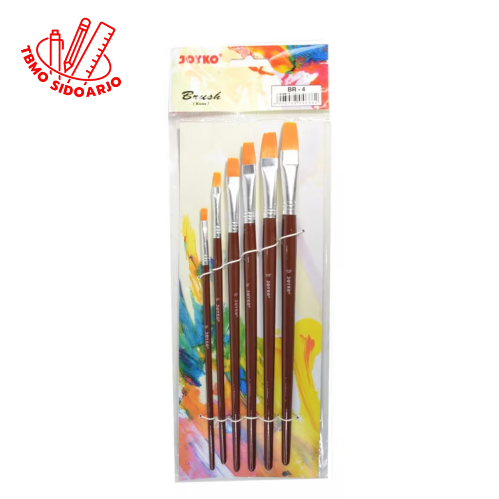 

TBMO Brush / Kuas Cat Air / Cat Minyak / Lukis / Acrylic Joyko BR-4