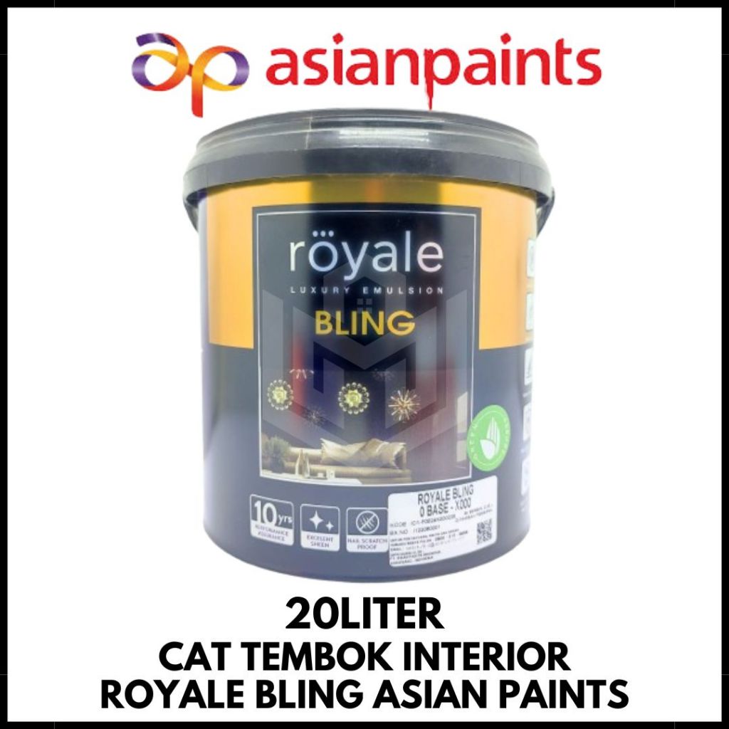 Cat Tembok Interior Royale Bling Asian Paints 20Liter Rosy Glow