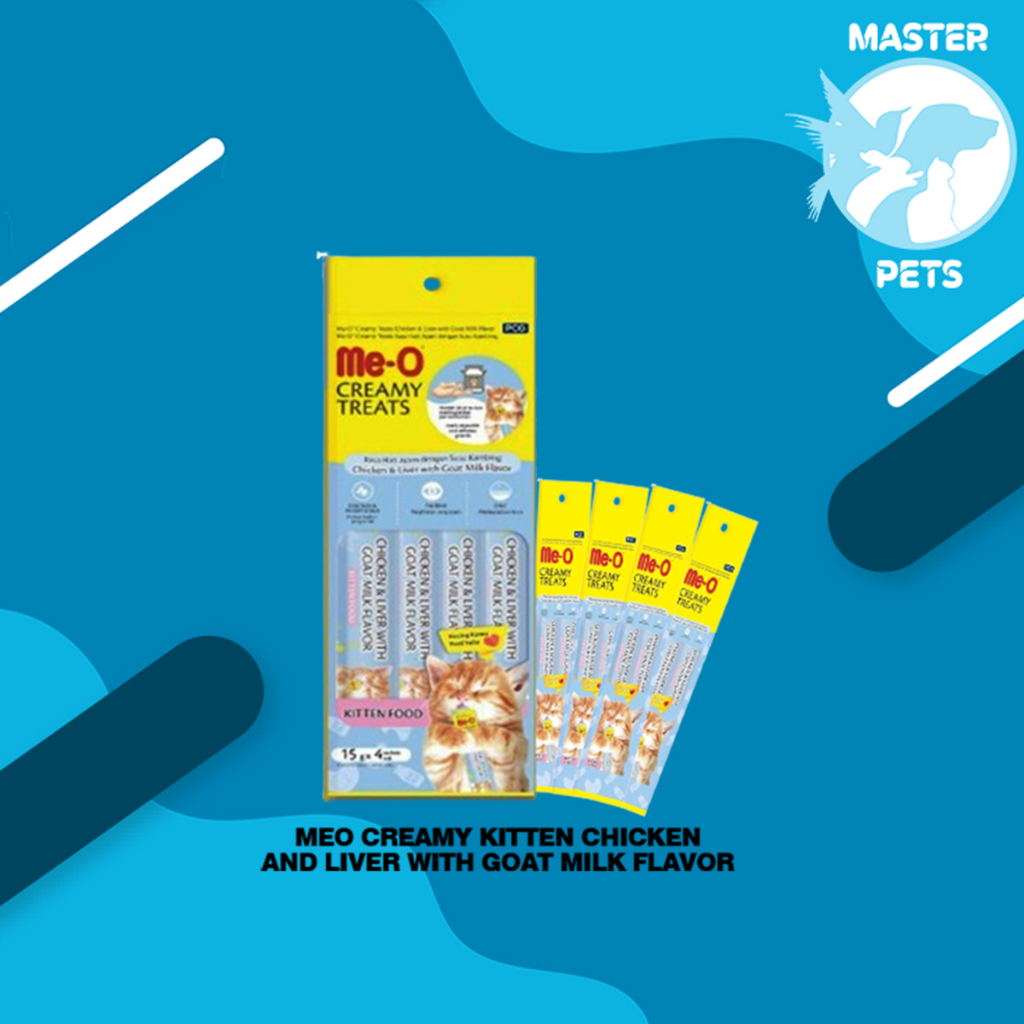 Snack Makanan Kucing MEO Creamy Treats 60 Gram Cemilan murah non sheba - kitten chicken