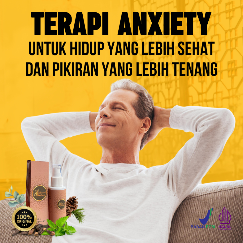 Heilung Oil Original 50ml Terapi Herbal Anxiety, Insomnia, Letih Lesu, Kecapekan, Vertigo, Diare