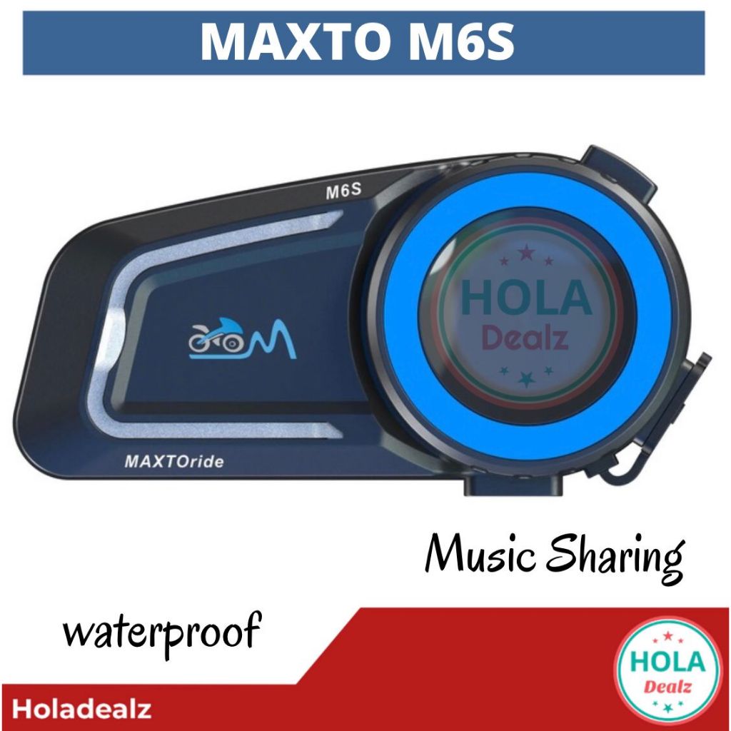 INTERCOM MAXTO M6S BLUTOOTH HELM MAXTO M6S MUSIC SHARING NOT MAXTO M2 MAXTO M2C MAXTO M3 MAXTO M3S O