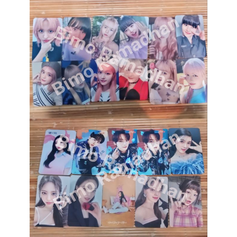 Photocard PC Official Lily NMIXX Yuna ITZY Gaeul IVE Hikaru KEP1ER Changbin Lee Know STRAY KIDS