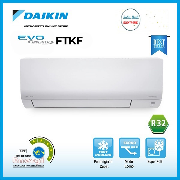 AC DAIKIN FTKF25AV14 AC SPLIT 1PK / 1 PK / EVO INVERTER