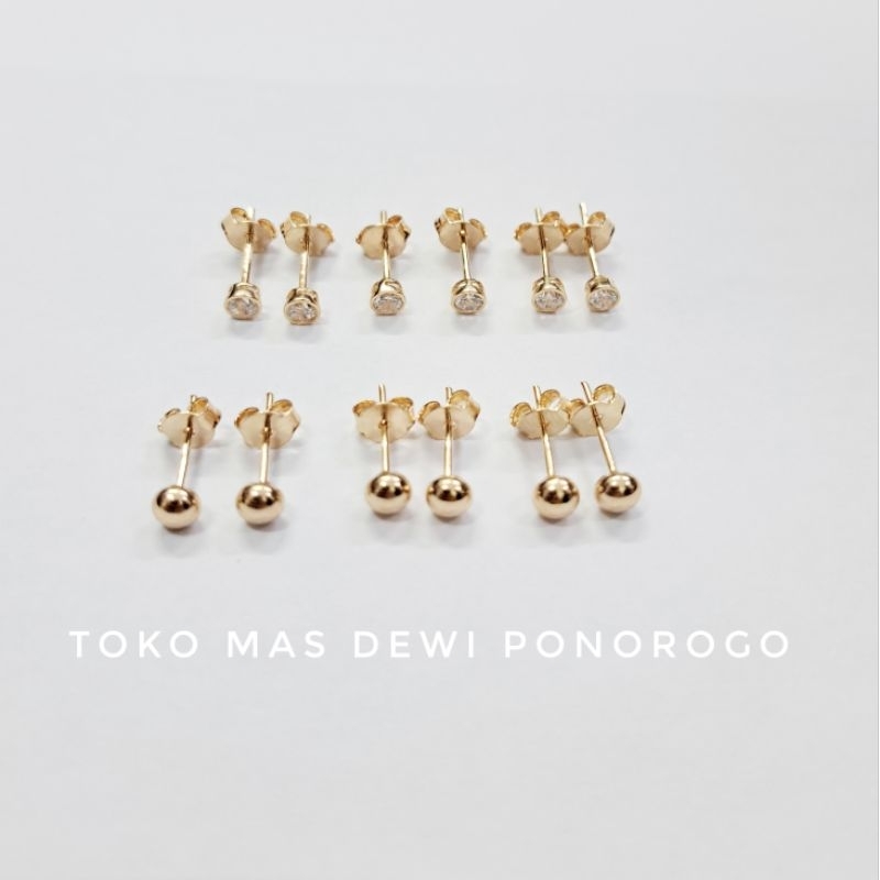 GIWANG MODEL Emas Asli Kadar 8K/375% Yellow Gold