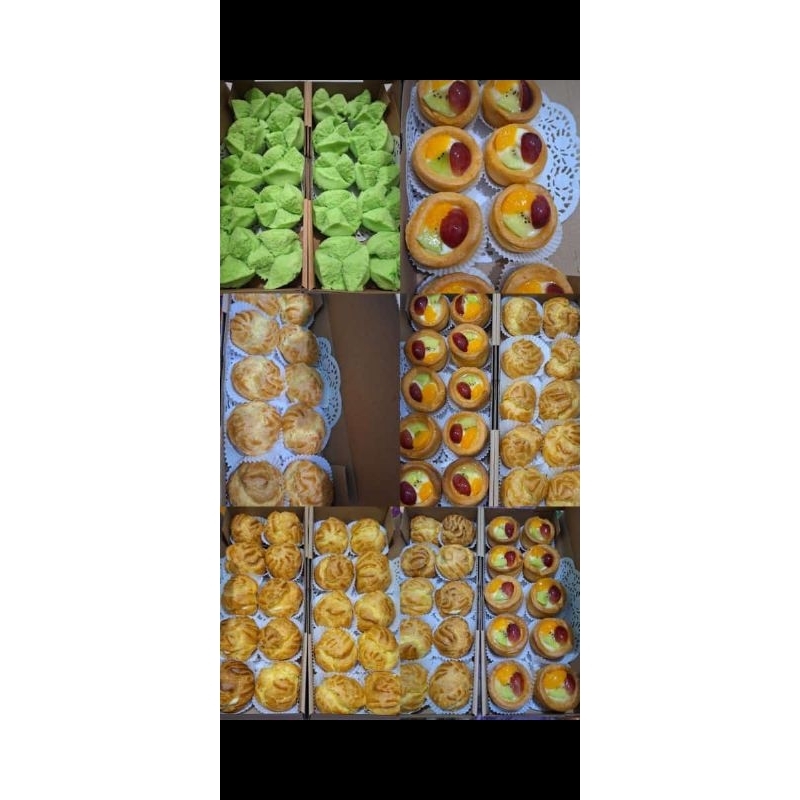 

Kue sus / kue soes buah