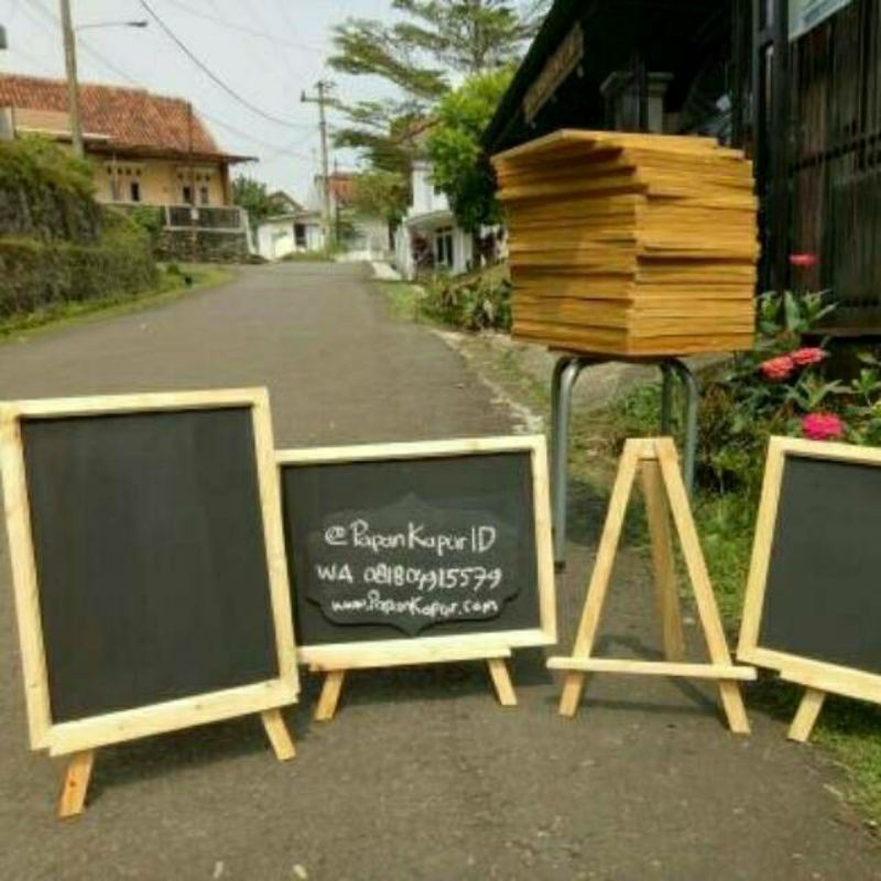 

Standing Mini Chalkboard 30x40cm Papan Tulis Kapur - BlackBoard Pernikahan Tempat Makan