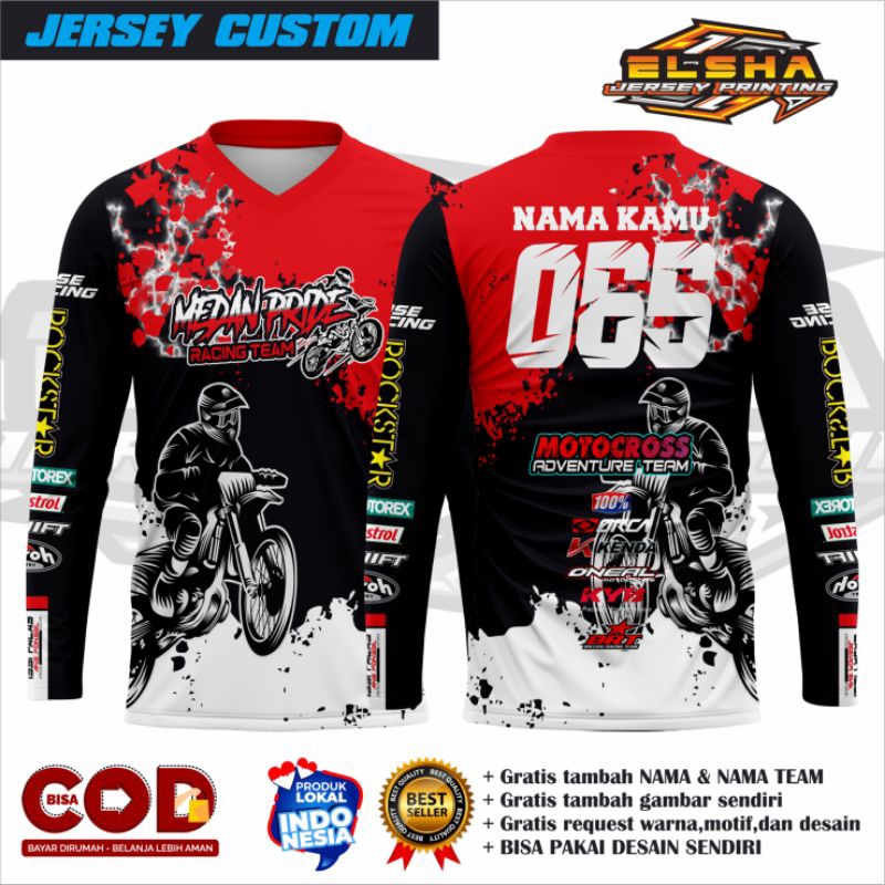 JERSEY TRAIL/JERSEY TRAIL CUSTOM NAMA/JERSEY TRAIL ORIGINAL/JERSEY TRAIL BEBAS REQUEST DESAIN/JERSEY