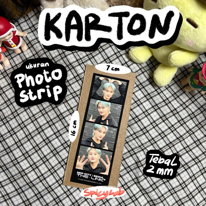 

1 Pcs KARTON PHOTOSTRIP (Yellow Board Packing Photostrip)