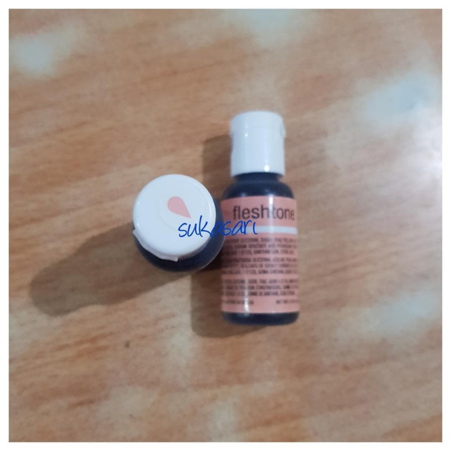 

Chefmaster 20Gr Fleshtone soft gel icing color pewarna ivory kulit skin tone