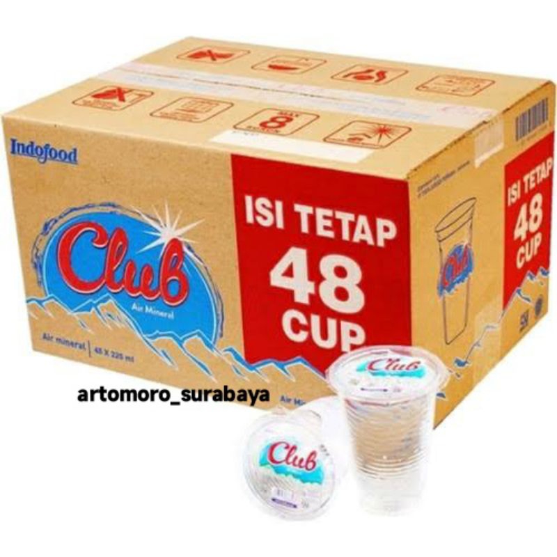 Air Mineral Club Gelas 220 ml